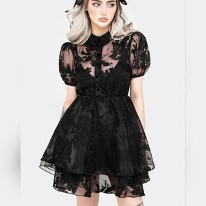 Spectre Layered Mini Shirt Dress